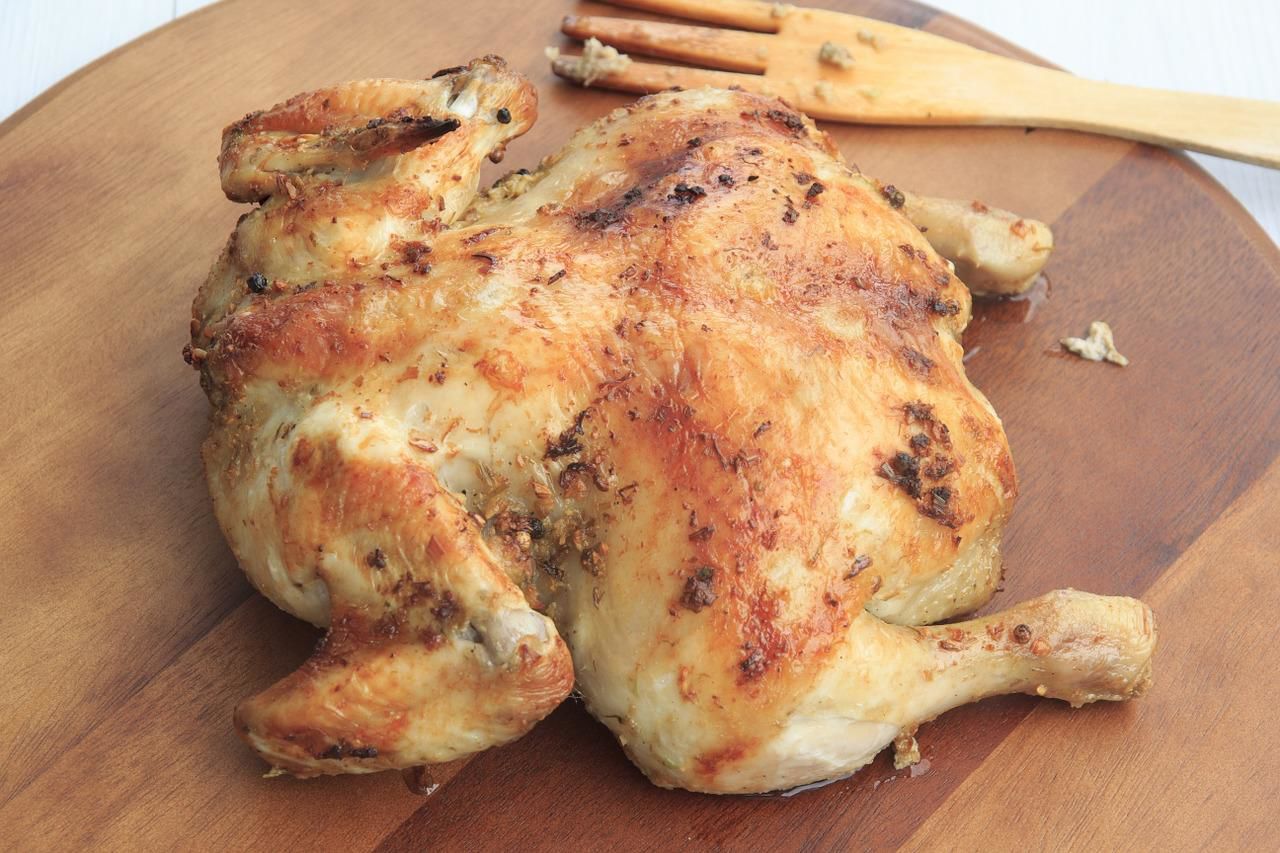 Chicken that's been chlorinated